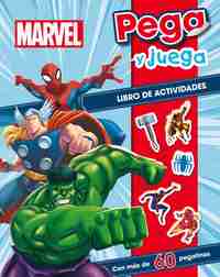 MARVEL. PEGA Y JUEGA. LIBRO DE ACTIVIDADES