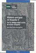 UD. HISTORIA ANTIGUA DE ESPAÑA II: DE LA ANTIGÜEDAD TARDÍA AL OCASO