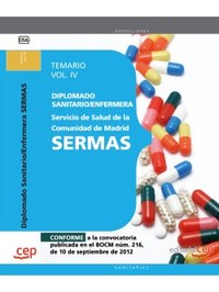 IV. DIPLOMADO SANITARIO/ENFERMERA  SERVICIO DE SALUD  COMUNIDAD DE MADRID. SERMAS.