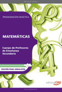 PROGRAMACION DIDACTICA MATEMATICAS PROFESORES ENSEÑANZA SECUNDARIA