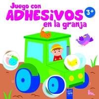 JUEGO CON ADHESIVOS EN LA GRANJA. TRACTOR. +3 AÑOS