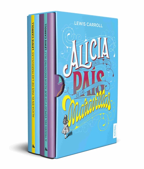 ESTUCHE:  ALICIA EN EL PAÍS DE LAS MARAVILLAS / A TRAVÉS DEL ESPEJO Y LO QUE ALICIA ENCONTRÓ ALLÍ