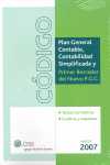 CODIGO PLAN GENERAL CONTABLE, CONTABILIDAD SIMPLIFICADA Y PRIMER BORRA
