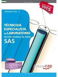 TECNICO ESPECIALISTA EN LABORATORIO SAS VOL 2