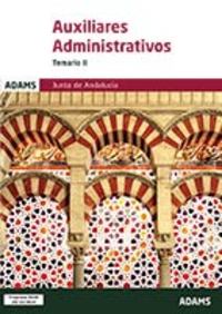 2. TEMARIO AUXILIARES ADMINISTRATIVOS JUNTA DE ANDALUCIA