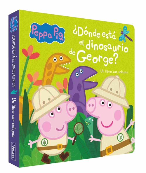 ¿DÓNDE ESTÁ EL DINOSAURIO DE GEORGE? (PEPPA PIG. PEQUEÑAS MANITAS)              UN LIBRO DE CARTÓN C
