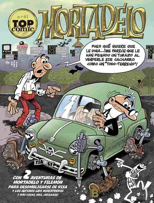 EL BRUJO / EL HUERTO SINIESTRO. TOP CÓMIC MORTADELO, 61