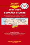 2007-2008. MAPA CARRETERAS. ESPAÑA NORTE. 1:400.000 - DESPLEGABLE