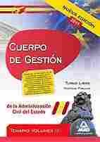 CUERPO DE GESTION VOL. III TURNO LIBRE