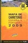 2009. EL GUIÓN. MAPA CARRETERAS ESPAÑA Y PORTUGAL. 1:340.000