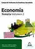2. ECONOMIA. TEMARIO CUERPO DE PROFESORES DE ENSEÑANZA SECUNDARIA