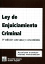(9º) LEY DE ENJUICIAMIENTO CRIMINAL. EDICION ANOTADA Y CONCORDADA