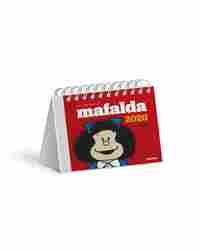 TACO CALENDARIO 2026 MAFALDA. ESCRITORIO ROJO