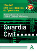 2. TEMARIO. GUARDIA CIVIL. MATERIAS SOCIO-CULTURALES Y TECNICO-CIENTIF