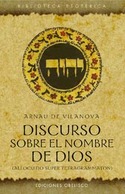 DISCURSO SOBRE EL NOMBRE DE DIOS ALLOCUTIO SUPER TETRAGRAMMATON