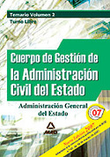 2. TEMARIO. CUERPO GESTION ADMI. CIVIL ESTADO. TURNO LIBRE E INTERNA