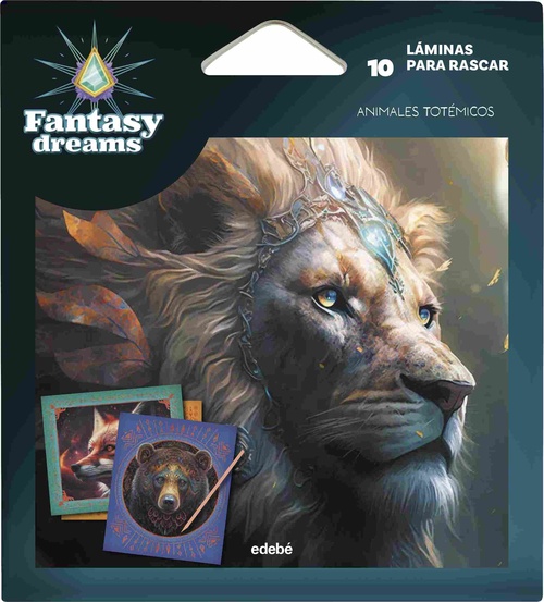 ANIMALES TOTEMICOS. LAMINAS PARA RASCAR