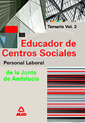 2. TEMARIO. EDUCADOR DE CENTROS SOCIALES JUNTA ANDALUCIA.N PERSONAL LA