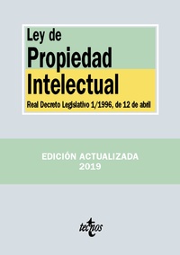 LEY DE PROPIEDAD INTELECTUAL. REAL DECRETO LEGISLATIVO 1/1996, DE 12 DE ABRIL