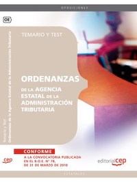 TEMARIO Y TEST ORDENANZAS AGENCIA ESTATAL DE ADMINISTRACION TRIBUTARIA