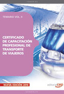 II. CERTIFICADO DE CAPACITACIÓN PROFESIONAL DE TRANSPORTE DE VIAJEROS.