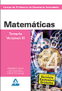 III. TEMARIO. MATEMATICAS. PROFESORES SECUNDARIA
