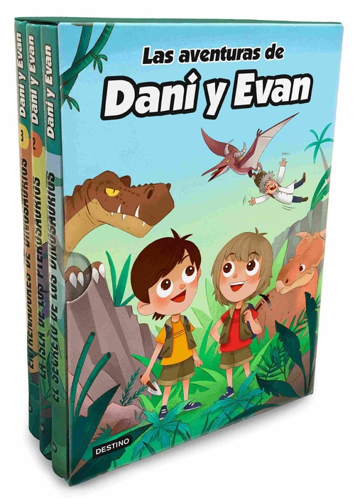 EL SECRETO DE LOS DINOSAURIOS/LA ISLA DE LOS PTEROSAURIOS/ENTRENADORES DE DINOSAURIOS. DANI Y EVAN