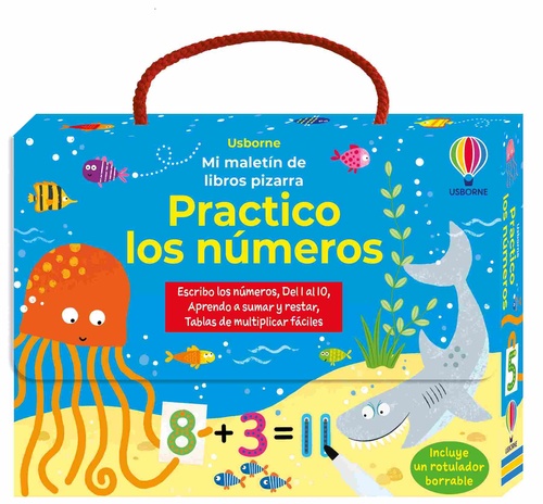 PRACTICO LOS NÚMEROS. MI MALETÍN DE LIBROS PIZARRA
