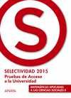 MATEMÁTICAS APLICADAS A LAS CC.SS. II. SELECTIVIDAD 2015