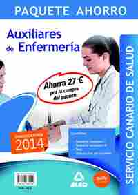 PACK AUXILIAR ENFERMERIA SERVICIO CANARIO DE SALUD