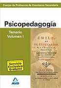 I. PSICOPEDAGOGÍA. TEMARIO. PROFESORES SECUNDARIA