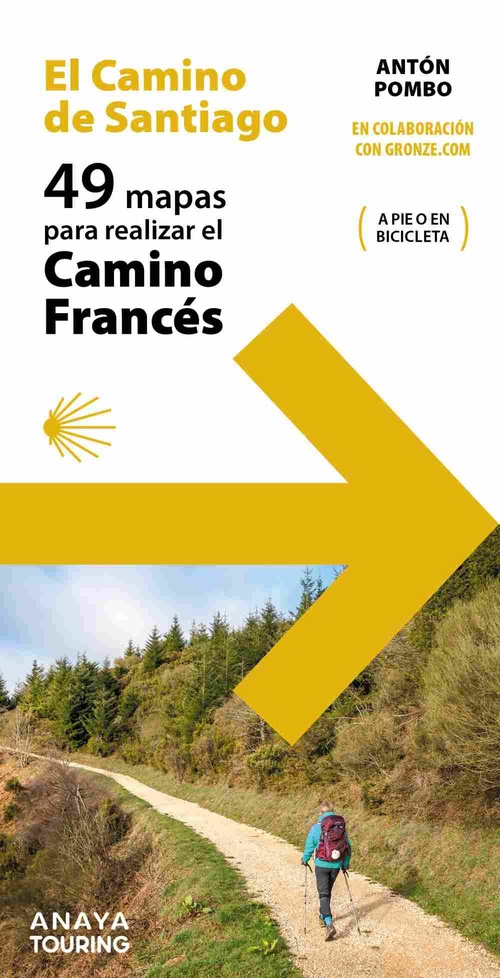 49 MAPAS PARA REALIZAR EL CAMINO DE SANTIAGO. CAMINO FRANCÉS A PIÉ O  EN BICICLETA (DESPLEGABLES).