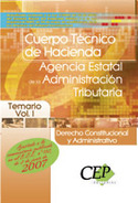 I. TEMARIO. CUERPO TECNICO HACIENDA. AGENCIA ESTATAL AD. TRIBUTARIA