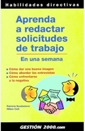 APRENDA A REDACTAR SOLICITUDES DE TRABAJO EN UNA SEMANA