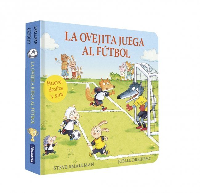 LA OVEJITA JUEGA AL FÚTBOL (LA OVEJITA QUE VINO A CENAR. LIBRO DE CARTÓN CON MEC