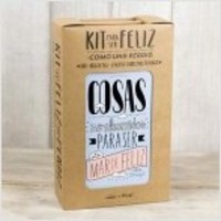 KIT PARA SER FELIZ COMO UNA PERDIZ: COSAS NO ABURRIDAS PARA SER FELIZ + BOLSA, SOBRES Y POSTALES
