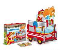 BOMBEROS, LOS (PUZZLE 3D+LIBRO)