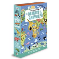 EL MUNDO DE LOS ANIMALES. LIBRO + PUZZLE