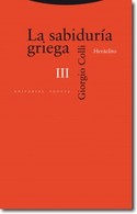 LA SABIDURIA GRIEGA III