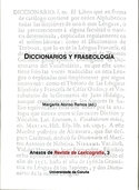 DICCIONARIOS Y FRASEOLOGIA. ANEXO 3, REVISTA DE LEXICOGRAFIA
