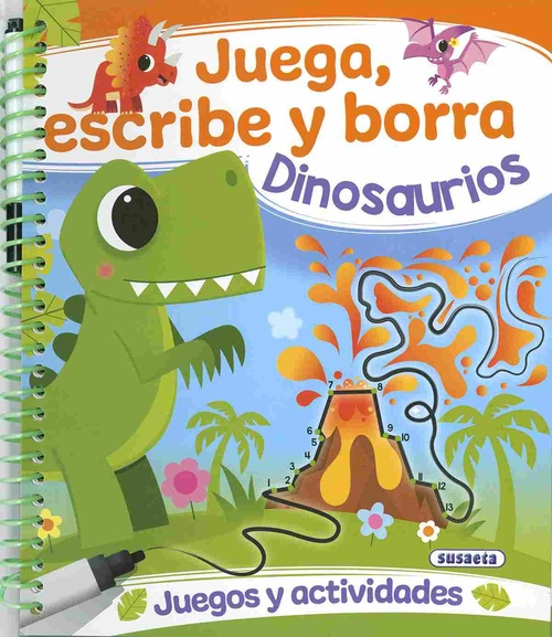 DINOSAURIOS. JUEGA, ESCRIBE Y BORRA.