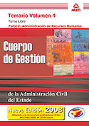 4. TEMARIO. CUERPO DE GESTION. ADMINISTRACION CIVIL DEL ESTADO. LIBRE