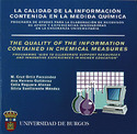 CALIDAD DE LA INFORMACIÓN CONTENIDA EN LA MEDIDA QUÍMICA, LA