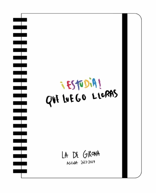 ¡ESTUDÍA! AGENDA ESCOLAR SEMANAL 2023/2024 LA DE GIRONA