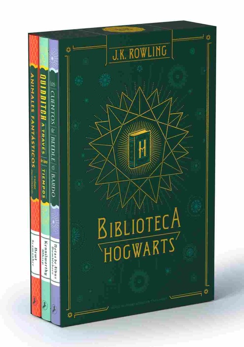 BIBLIOTECA HOGWARTS. ANIMALES FANTASTICOS / QUIDDITCH A TRAVES DE LOS TIEMPOS / LOS CUENTOS BEEDLE