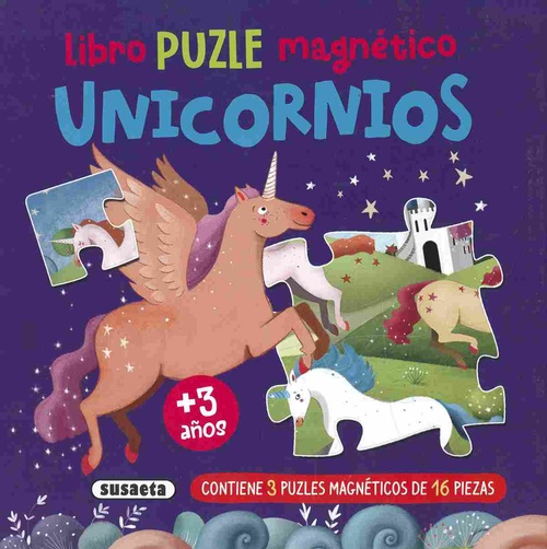 UNICORNIOS. LIBRO PUZLE MAGNETICO