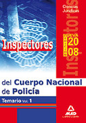 TEMARIO VOL1, INSPECTORES DEL CUERPO NACIONAL DE POLICIA