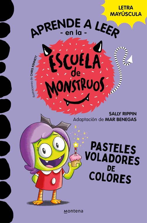 APRENDER A LEER EN LA ESCUELA DE MONSTRUOS 5 - PASTELES VOLADORES DE COLORES    EN LETRA MAYÚSCULA P