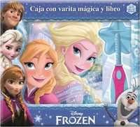 FROZEN. CAJA CON VARITA MAGICA Y LIBRO